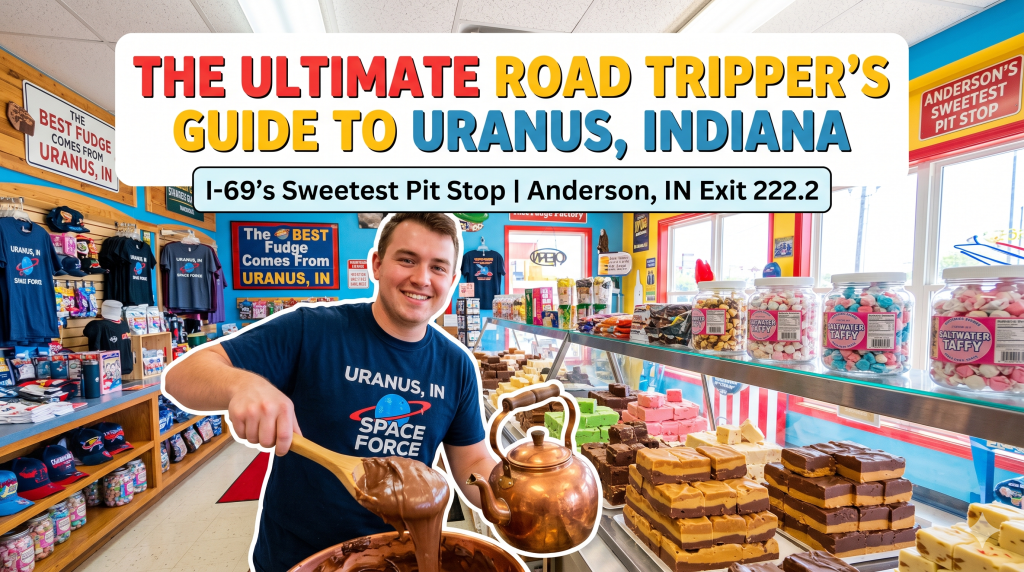 A header image showing a man in Uranus #2 in Anderson, Indiana.
