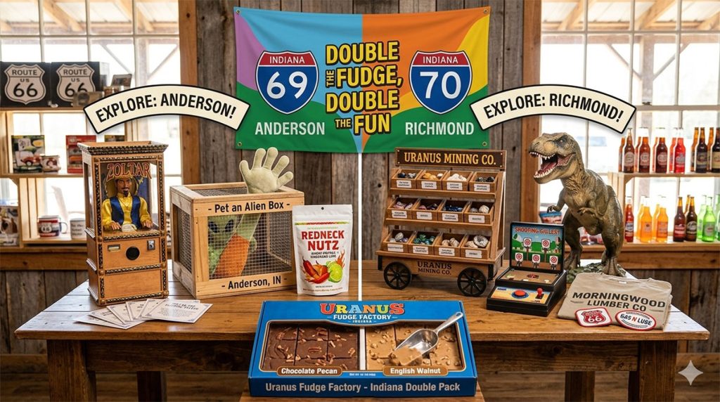 An image depicting the best of Uranus, Indiana in both Anderson and Richmond