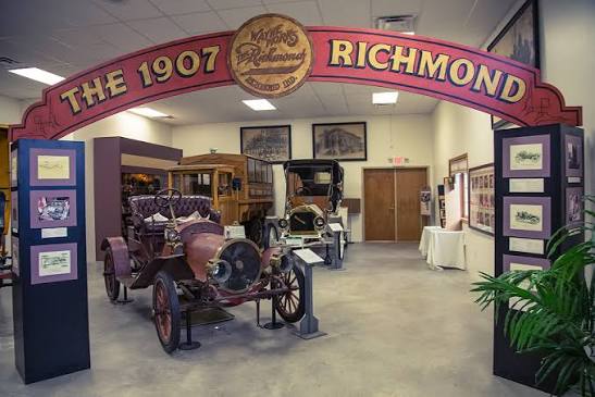 An interior of a Ford Motor exhibit in Wayne County Historical Museum in Richmond, Indiana.